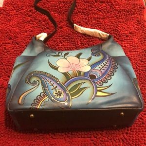 Anuschka leather purse